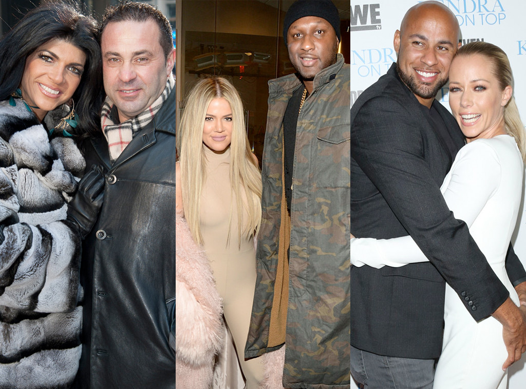 Reality TV Couples, Teresa Giudice, Joe Giudice, Khloe Kardashian, Lamar Odom, Kendra Wilkinson, Hank Baskett Reality TV Couples, Teresa Giudice, Joe Giudice, Khloe Kardashian, Lamar Odom, Kendra Wilkinson, Hank Baskett